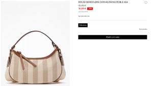 Bolso de hombro en tejido canvas de doble asa para Mujer por 10.99€