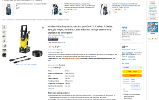 Hidrolimpiadora Kärcher K 3 por 85€