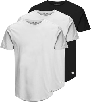 3 Pack Jack & Jones Shirt met ronde hals voor €18,04 bij Amazon