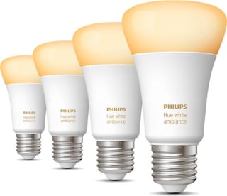 Philips Hue White Ambiance bulbs 4-pack E27 voor €77,26 bij Bol