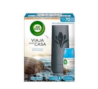 2 unidades Air Wick Freshmatic 1 Aparato y 1 Recambio de Ambientador Spray Automático Oasis Turquesa por 5,28€