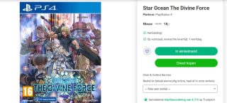 Star Ocean The Divine Force PS4 voor €18 bij Nedgame