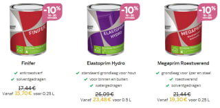 10% korting op verf bij Colora