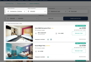 Disneyland Paris met hotelovernachting vanaf €89 per persoon