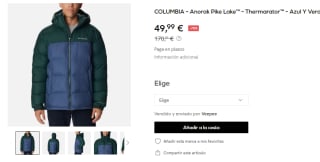 Columbia anorak y zapatillas desde solo 24,99€ ofertazas
