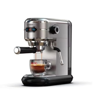 Cafetera HiBREW H11para Espressos y Cappuccinos. 1450W, Brazo portafiltros con Doble Salida y Dos filtros por 78,88€
