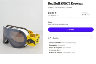 Gafas de Esqui Red Bull SPECT BONNIE por 25€
