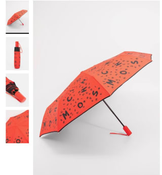 Paraguas en rojo MOSCHINO por 25,99€