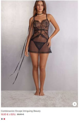 50% descuento en Combinaciones de encajé y Picardías desde solo 19,95€ en Intimissimi