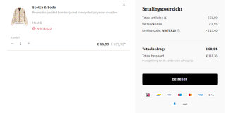 20% extra korting op winter items bij Otrium