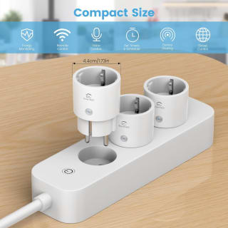 EIGHTREE - Smart Plug - Wifi - 4-delige set voor €29,99 bij Amazon