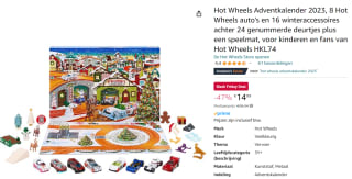 Hot Wheels Adventskalender 2023 voor €14,99 bij Amazon.nl