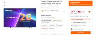 Ofertas Flash hasta 45% Televisores precios mínimos