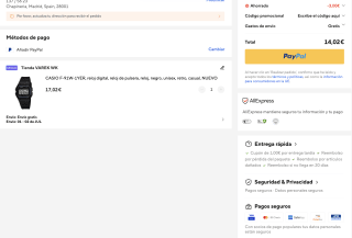 Reloj CASIO F-91W-1YER por solo 14,02€