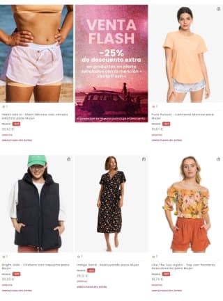 -25% Venta Flash en Roxy.