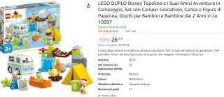 LEGO DUPLO Disney Mickey and Friends Kampeeravontuur voor €26,50 bij Amazon