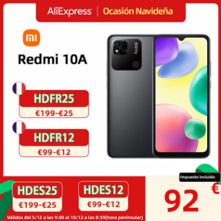 Xiaomi Redmi 10A versión Global a solo 92€