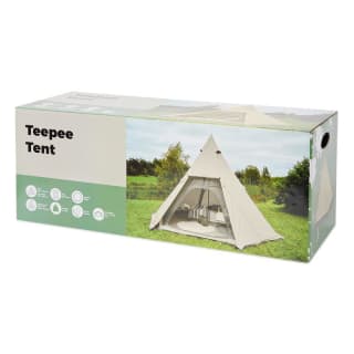 Ruime glamping tipi tent 6-persoons voor €149 in de Action webshop