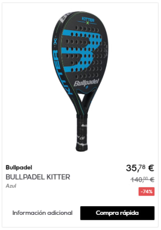 BULLPADEL - Palas por menos de 36€
