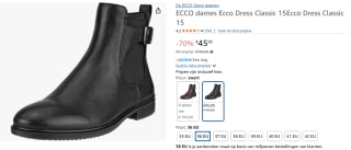 Enkellaars ECCO Women Dress Classic 15 voor €45 bij Amazon