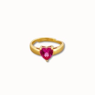 Roze Hart Ring voor €13,84 bij Bol