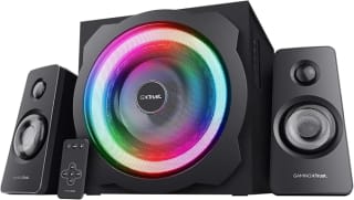 Trust Gaming GXT 629 Tytan Altavoces PC Gaming 2.1 con Subwoofer RGB, 120 W por 74,99€