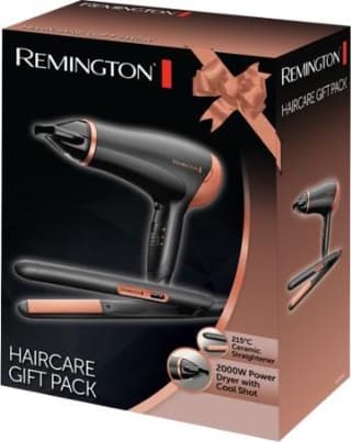 Giftpack haardroger & stijltang Remington D3012GP voor €39,99 bij Kruidvat