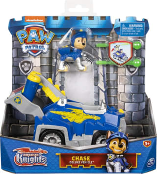 PAW Patrol Rescue Knights luxe voertuig met Chase voor €7,99 bij Bol.com
