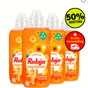 50% korting op diverse wasverzachter multipacks bij Kruidvat
