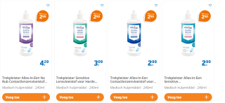 Alle lenzenvloeistof 240ml. voor €2,50 bij Trekpleister