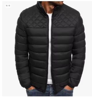 Chaqueta de algodón con cuello alto para hombre por 16.57€ (Cuentas Nuevas 8.28€)