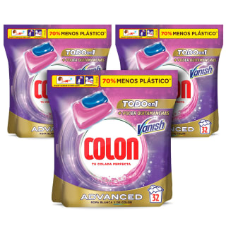 Colon Vanish Advanced Detergente para la ropa 96 cápsulas en total por 19,31€