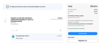 Samsung Frigorífico Combi 1,80m 348L Smart AI - RT35CG5644WWES por 390,43€