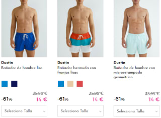 DUSTIN - Bañadores por 14€