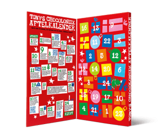 Tony’s Chocolonely kerst aftelkalender 2 + 1 gratis