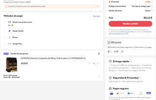 ESTREMO Espresso 4 paquetes de 500 gr Café en grano L'or INTENSIDAD 11 por solo 34,11€