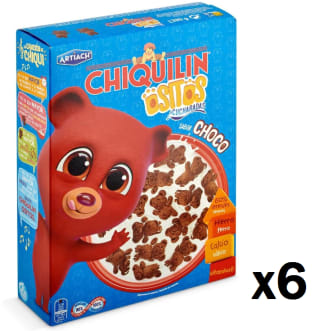 6 Paquetes de Artiach Chiquilín Ositos Choco 320g por 12.73€