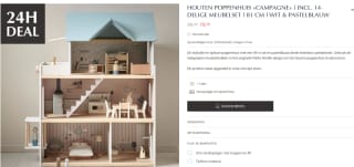 Petite Amélie poppenhuis voor €79,95