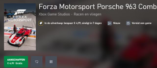 Forza Motorsport Porsche 963 Combo gratis in de Xbox store