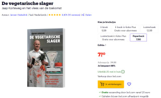 De Vegetarische Slager Paperback boek voor €7,90 bij Bol.com
