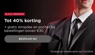 Tot 40% korting op alles + gratis stropdas en pochet bij bestellingen boven €30 bij Trendhim