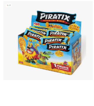 PIRATIX ADVENTURE WORLD Serie Golden Treasure – Caja 24 Sobres Sorpresa con Figuras Pirata por 23.99€ (Cuenta Nueva 12€)