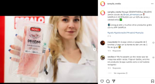 Delizias de jamón cocido Noel gratis con Samplia