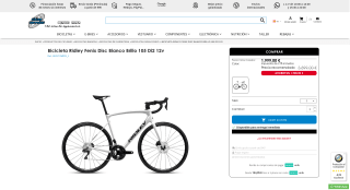 Bicicleta Ridley Fenix Disc Blanco Brillo 105 Di2 por 1.999€