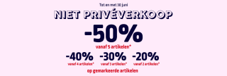 Tot 50% korting op de sale bij Kiabi