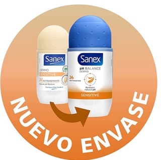 Desodorante unisex Roll-On 6 Uds 50ml Sanex Sensitive por 8,49€