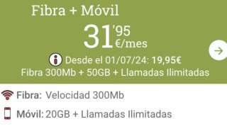 Tarifas ocultas en LOWI - Fibra 300 megas + Móvil 50gb y llamadas ilimitadas por 19,95€