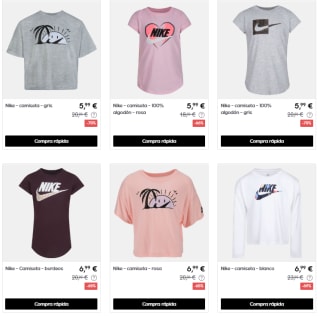 Nike Kids rebajas hasta 80% descuento en ropa para los peques de la casa