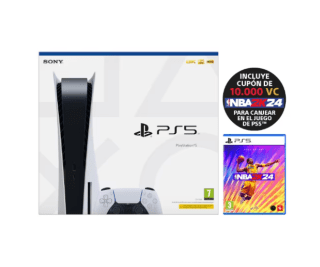 Consola Playstation 5 disco y juego físico Nba 2k24 edición española por 419,95€