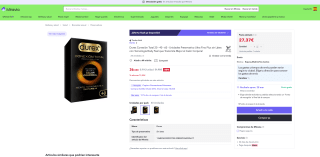 40 Preservativos Durex Conexion Total Ultra Fino Plus sin Látex con Tecnología Body Feel por 27,37€